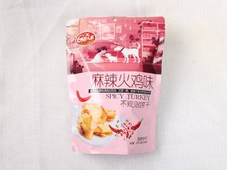 麻辣火鸡味发酵饼干200g