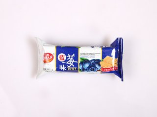 威化饼干蓝莓味