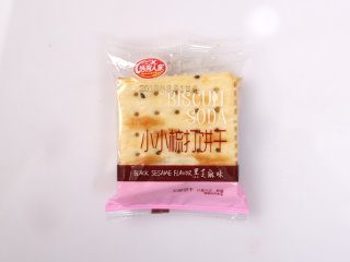 小小梳打饼干黑芝麻味发酵饼干