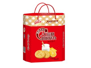 无蔗糖粗粮膳食饼干