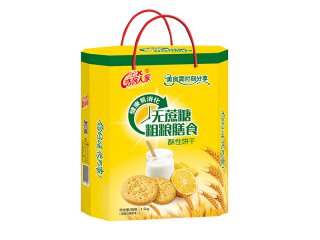 无蔗糖粗粮膳食饼干