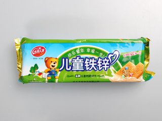 儿童铁锌钙奶饼干